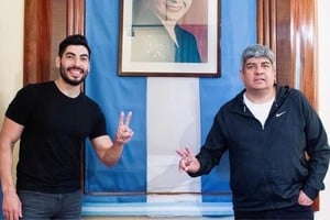 Facundo y Pablo Moyano se cruzaron el día del paro de la CGT. 