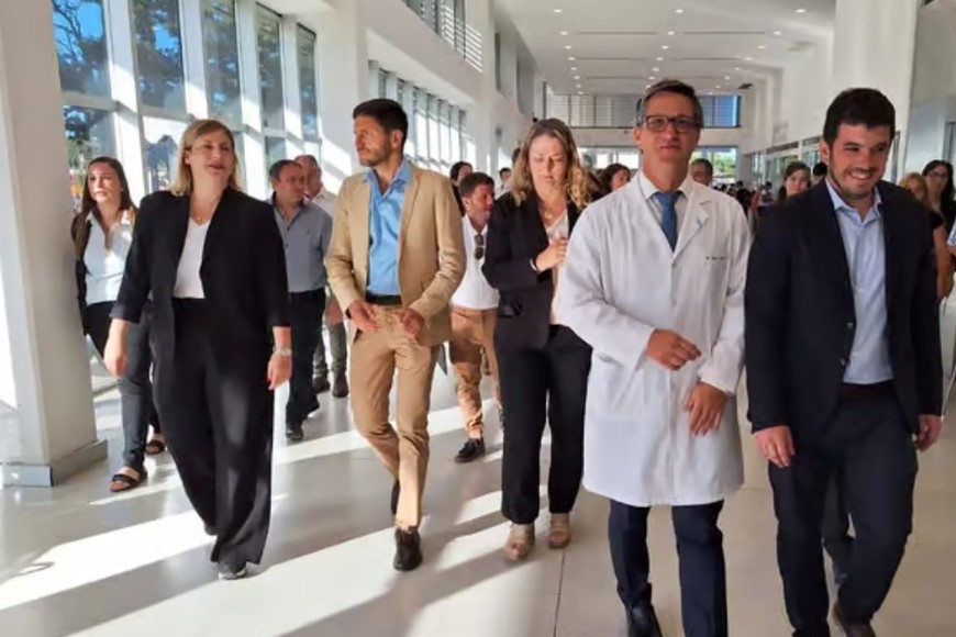 Las autoridades recorrieron el nosocomio venadense.
