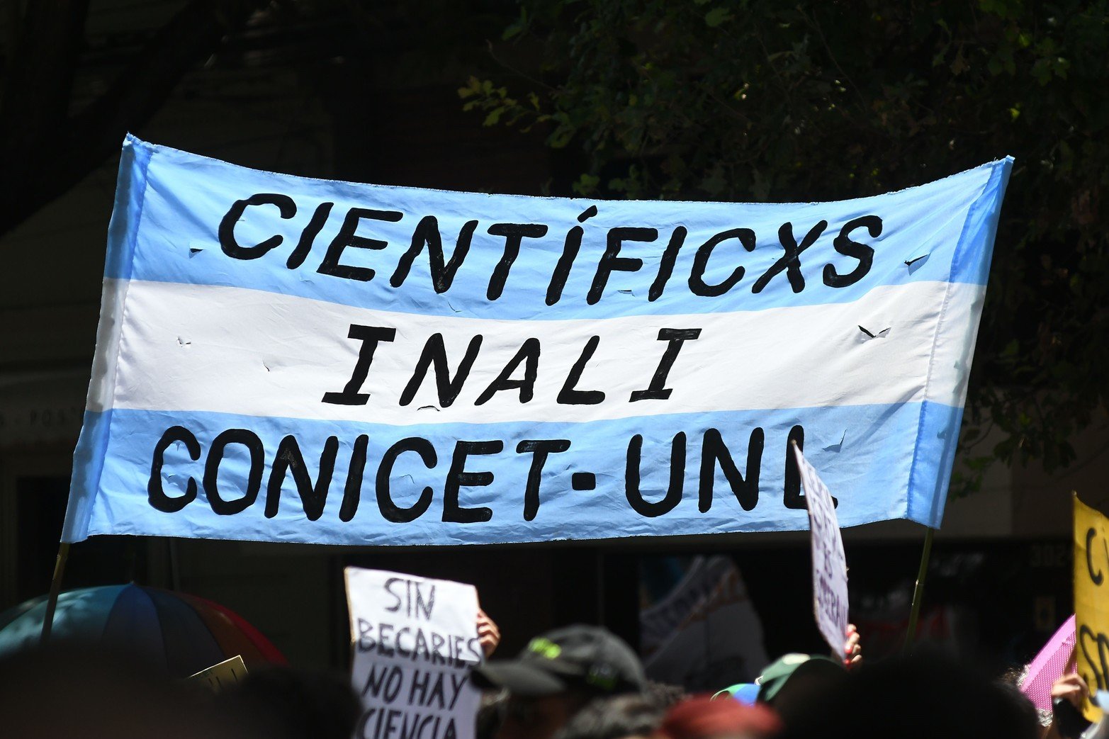 Científicos del CONICET estuvieron presente. 