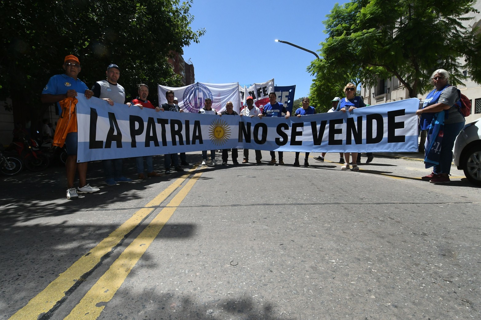 La Patria no se vende fue el mensaje que se quiso transmitir. 