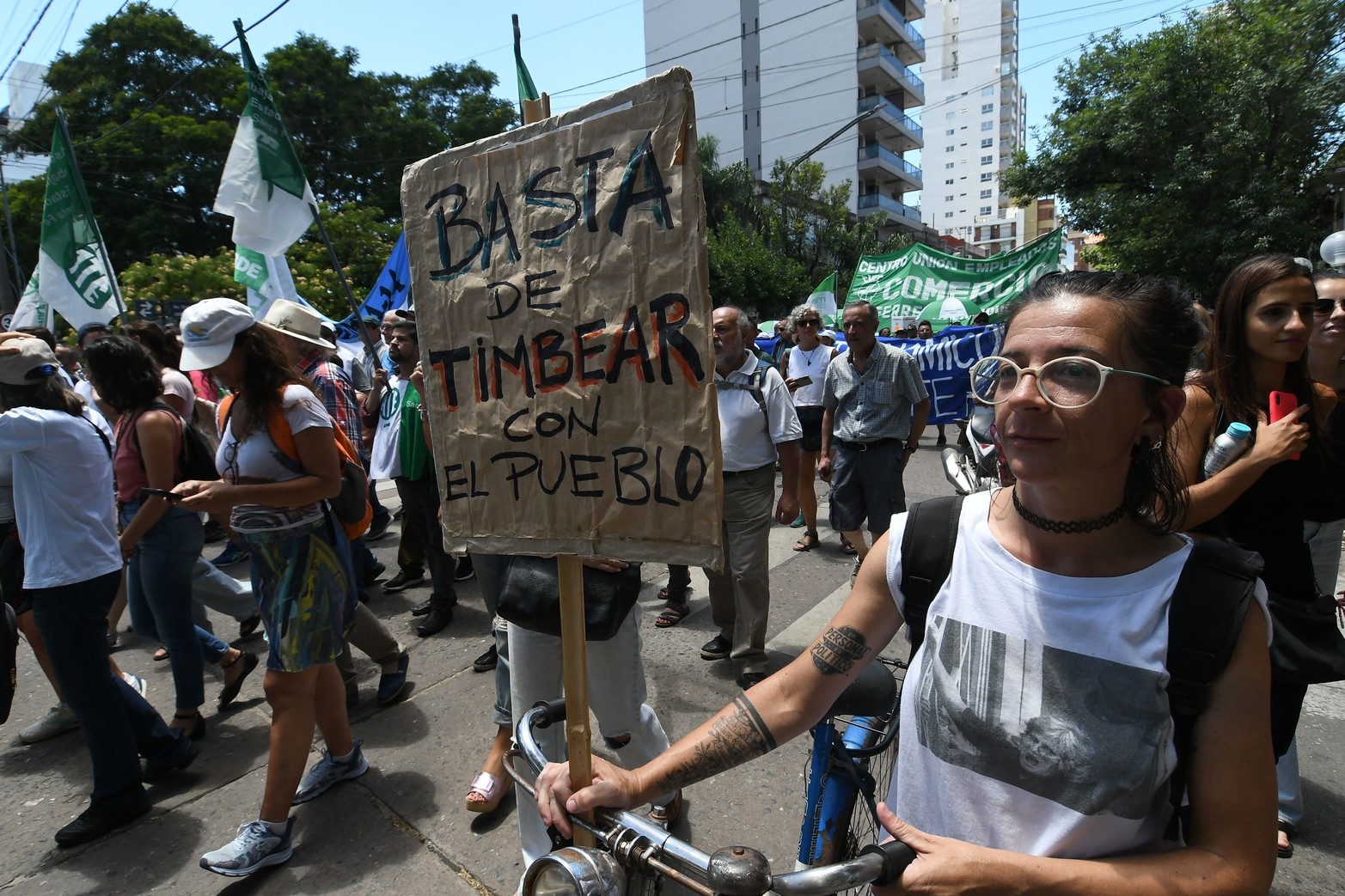 Primer paro general contra el gobierno nacional del Presidente Javier Milei