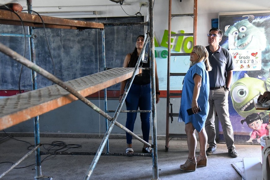 Goity recorrió las instituciones de la ciudad de Rosario. Crédito:Archivo