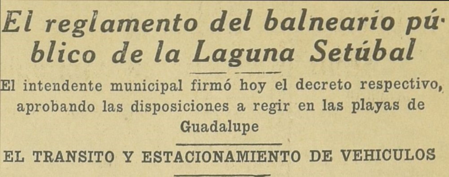 El Litoral publica el reglamento municipal en 1936