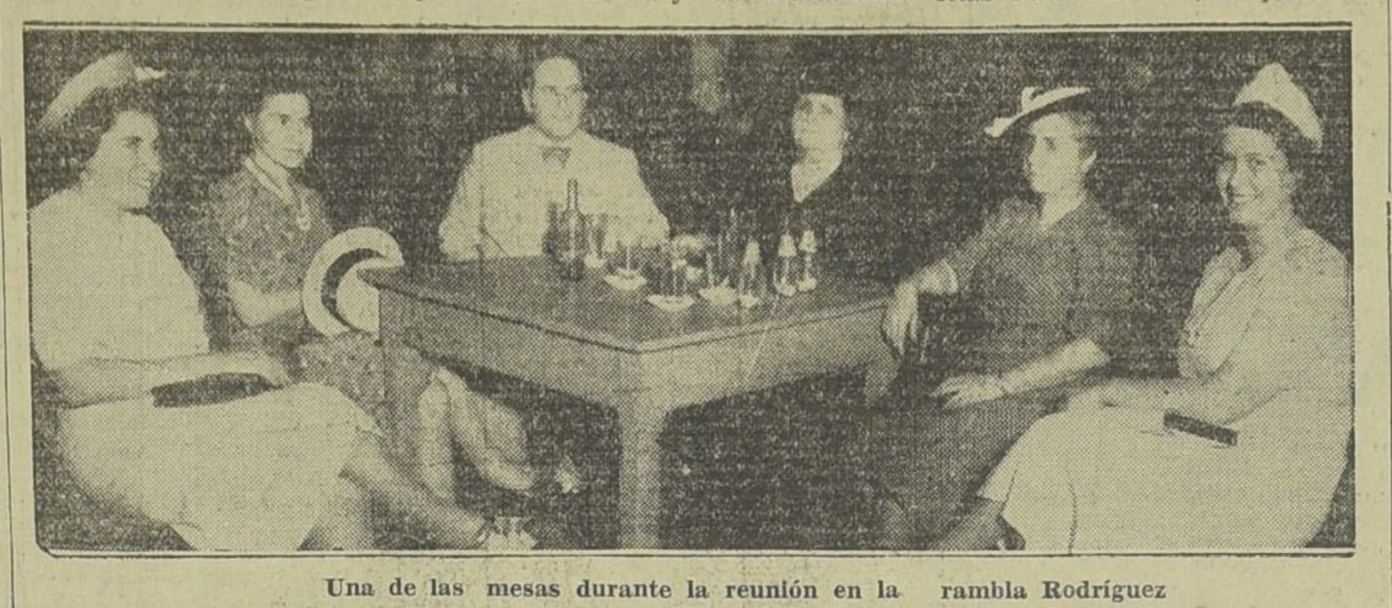 En la Rambla Rodríguez, foto de 1940