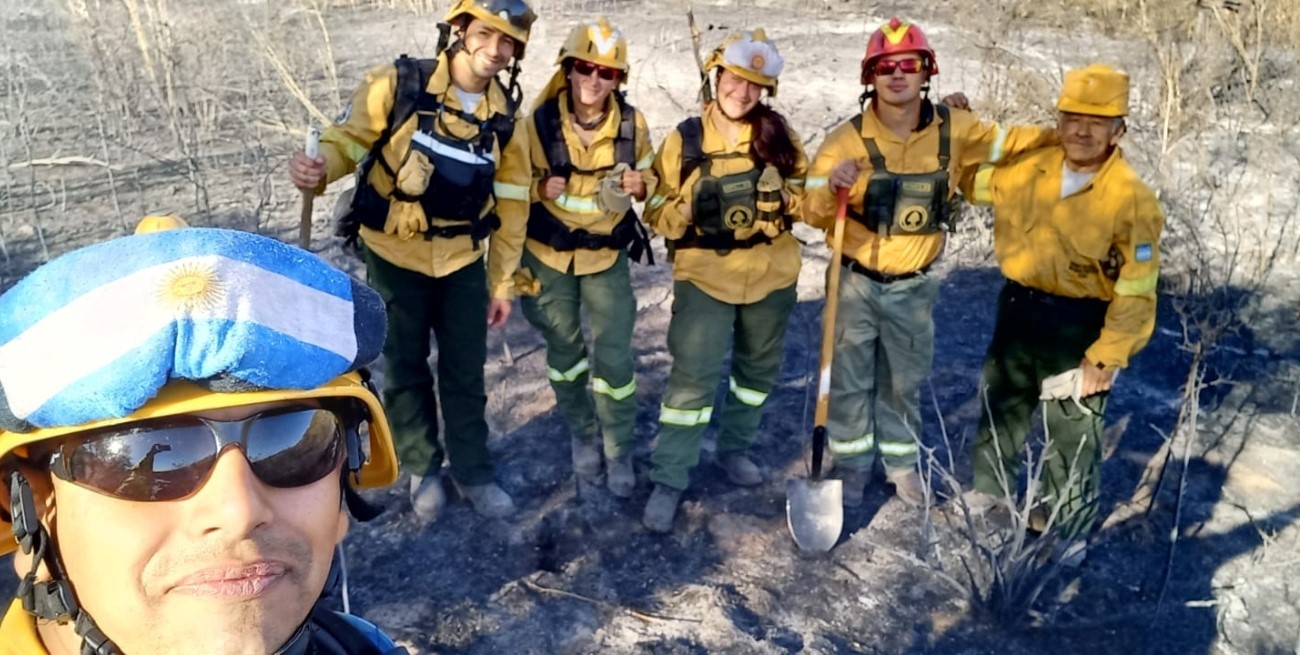 El testimonio de la bombera corondina que combatió el fuego en La Pampa
