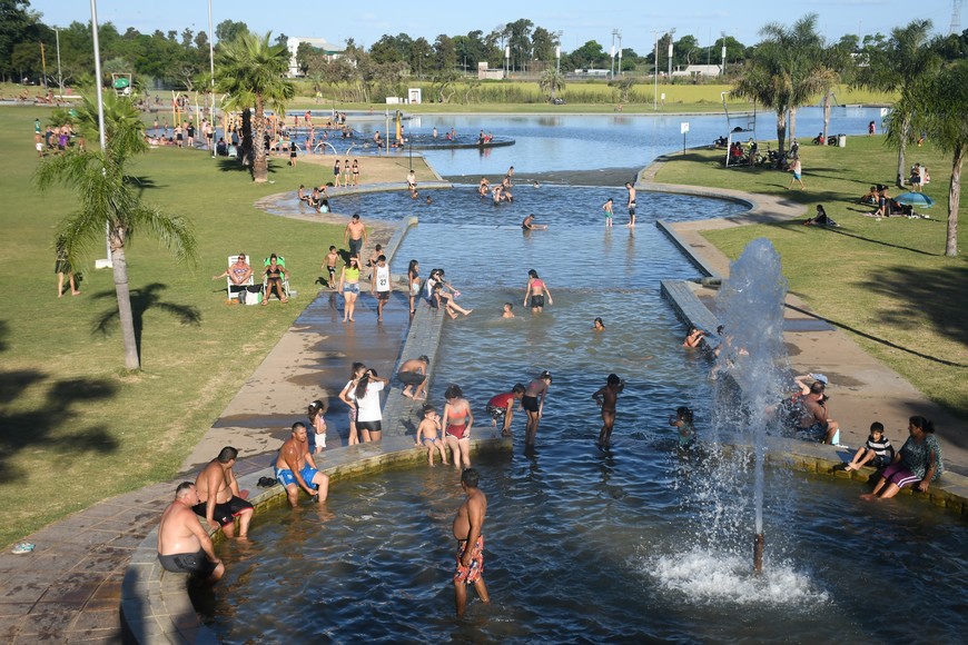 En fotos: Domingo de calor en Parque Sur