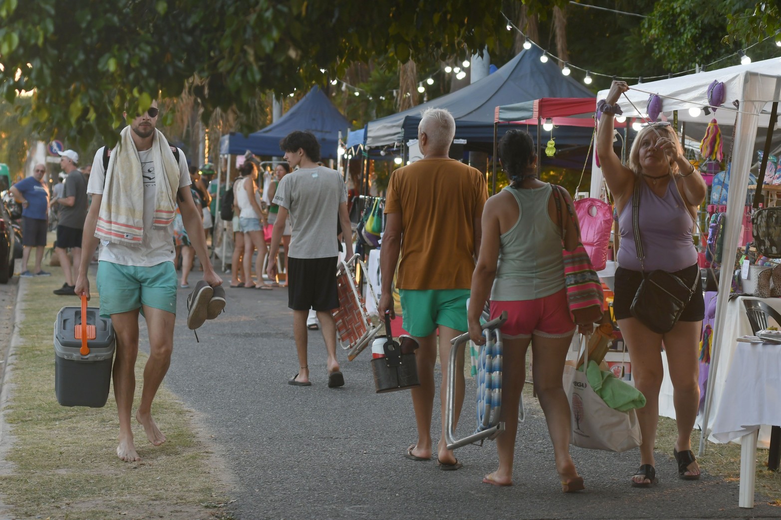 La feria es otro de los atractivos. 