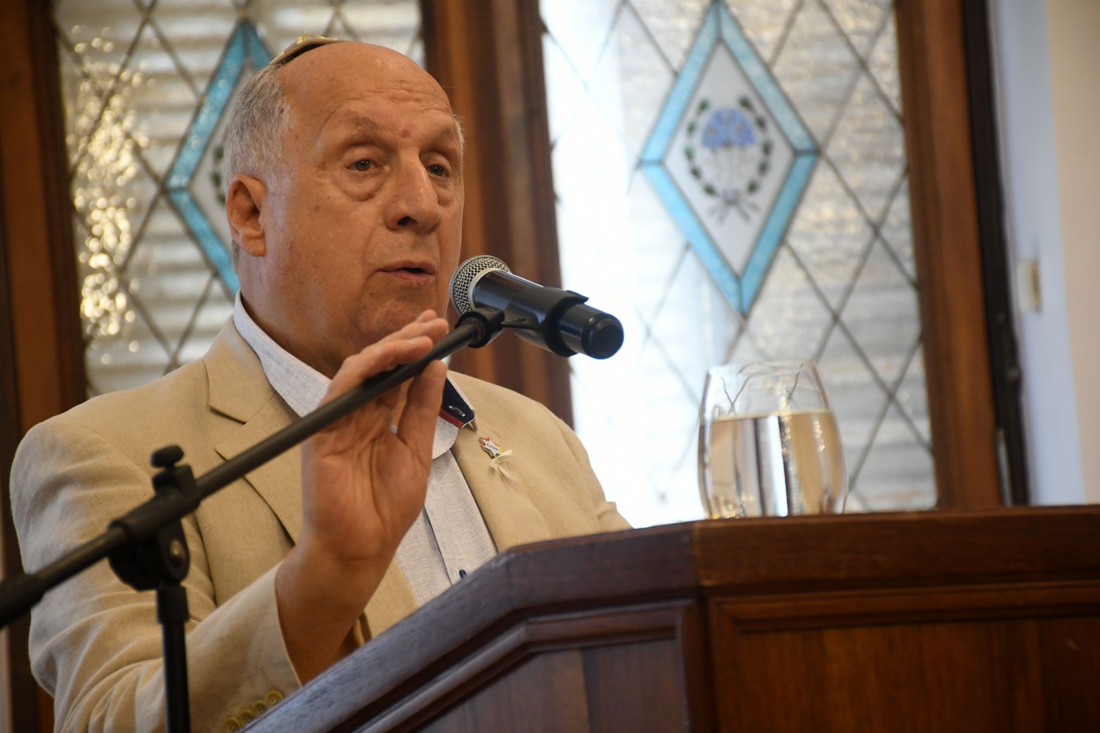 En el Salón Blanca de Casa de Gobierno se realizó un nuevo acto por el 79º Aniversario de la Liberación de Auschwitz.