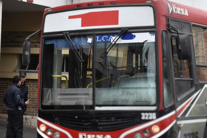 La secuencia tuvo lugar a bordo de un colectivo de la Línea 1. Crédito: Guillermo Di Salvatore Archivo.