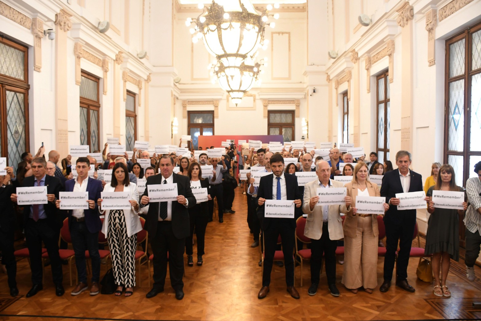 En el Salón Blanca de Casa de Gobierno se realizó un nuevo acto por el 79º Aniversario de la Liberación de Auschwitz.