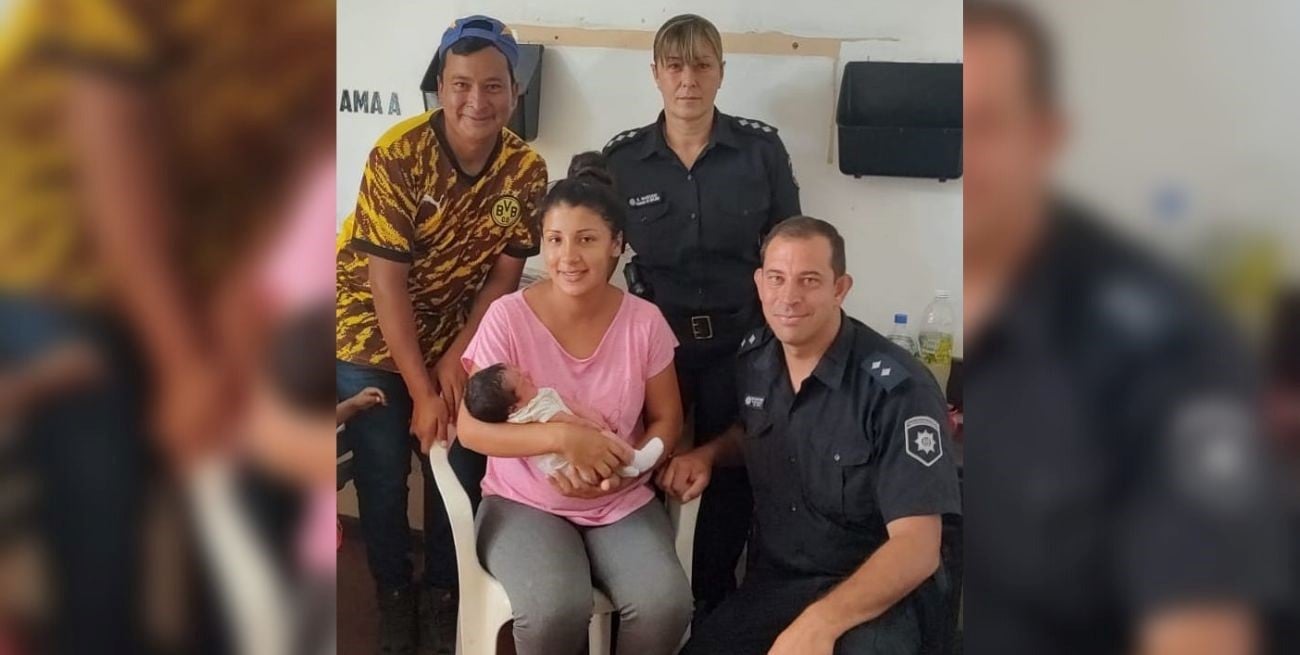 Héroes en acción: dos policías intervinieron en un parto en Helvecia