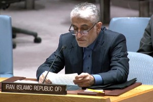 Amir Saeid Iravani, embajador de Irán ante la ONU. Fue el primero en advertir a Estados Unidos.