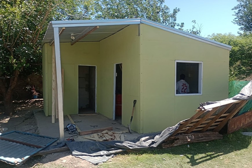 Las viviendas levantadas en El Arenal.

Gentileza.