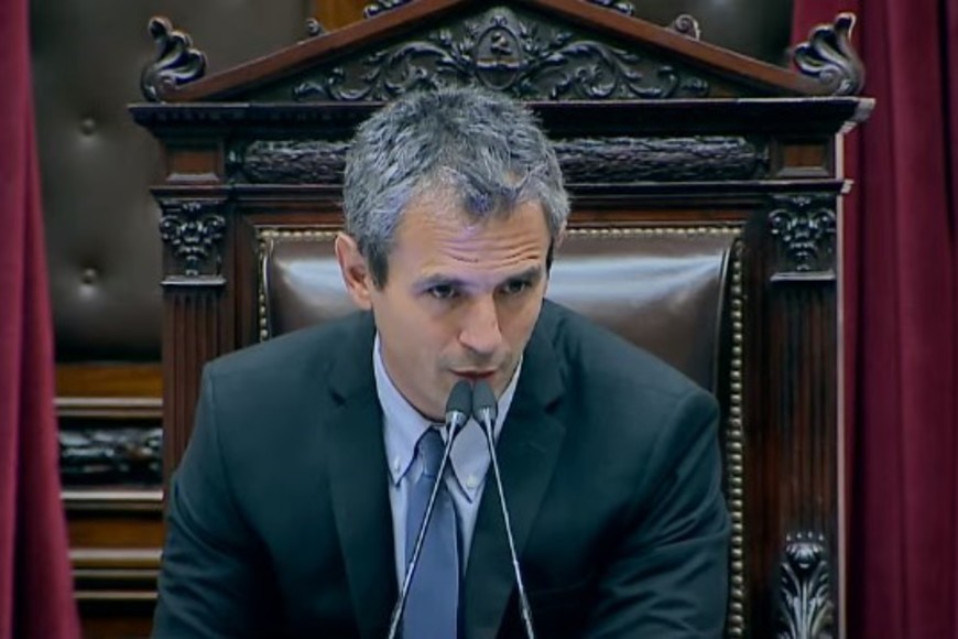 Martín Menem, presidente de la Cámara de Diputados de Argentina. Crédito: HCDN