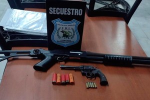 Lo secuestrado por la policía.