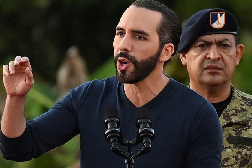Nayib Bukele, presidente de El Salvador. Dirigente político que goza de una extrema popularidad en su país.