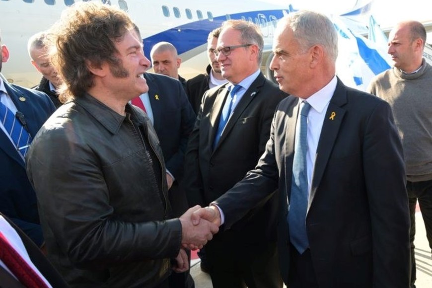 Javier Milei ya se encuentra en Israel.
