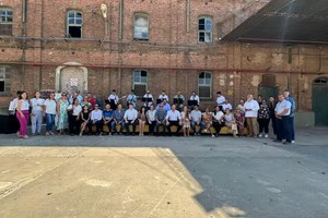 El viejo Molino Minetti, un emblema de la ciudad más austral de la provincia.