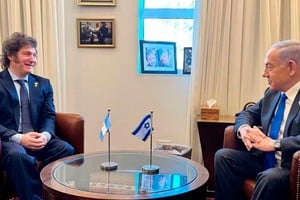 Javier Milei y el encuentro "mano a mano" con Benjamin Netanyahu
