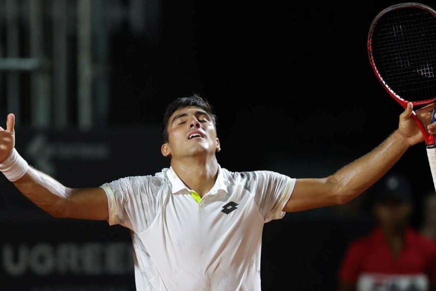 Román Andrés Burruchaga, el protagonista de la primera jornada.