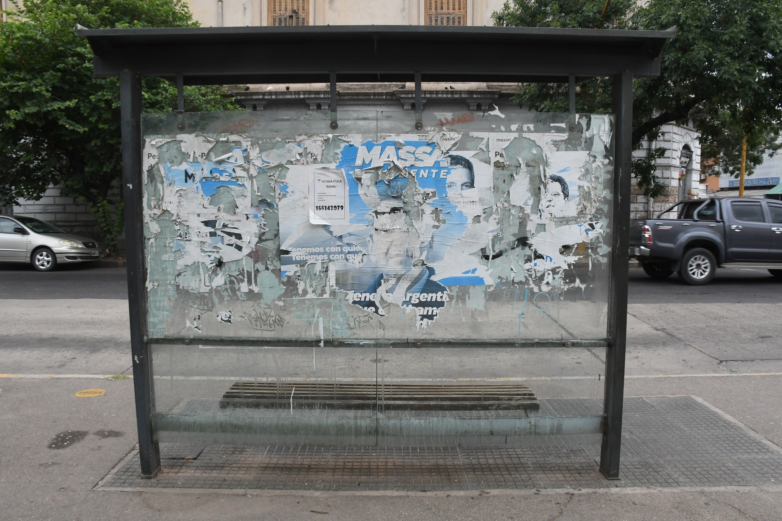 El paro de colectivo se sintió en la cuidad y las garitas mostraron ésta realidad.