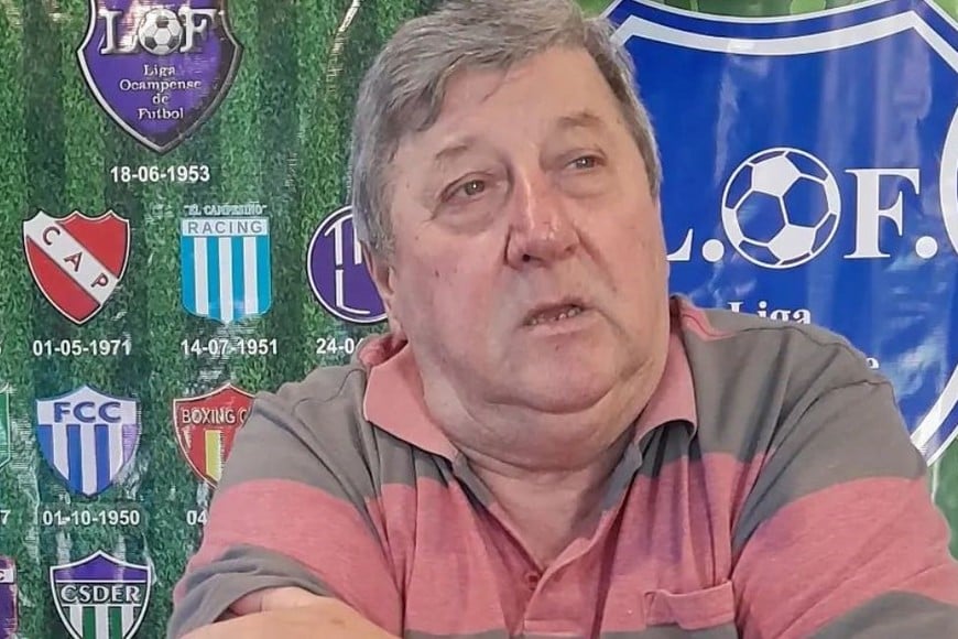 Oscar Cereijo presidente de la Liga Ocampense.