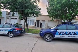 La vivienda de calle Italia al 700 donde se realizó el allanamiento.