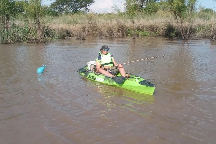 El Circuito Santafesino de Pesca en Kayak en San Javier.