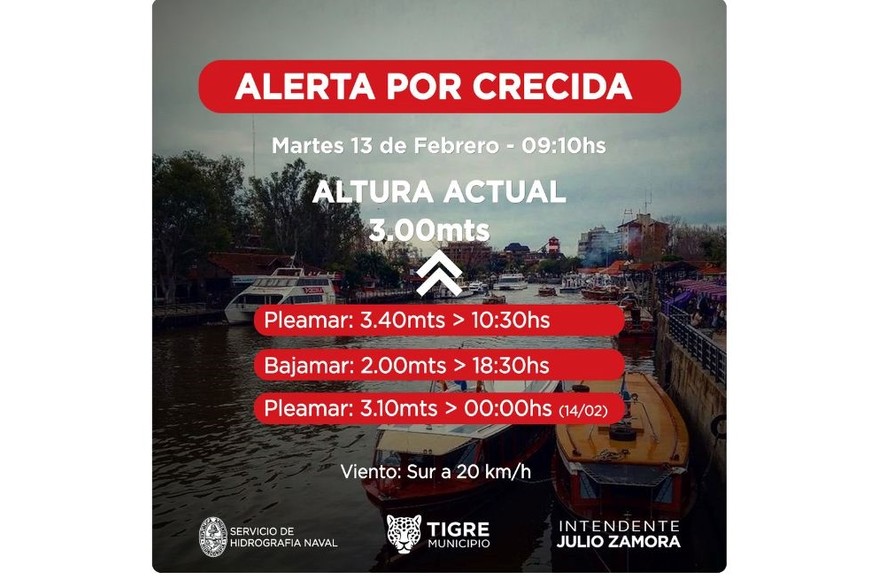 El alerta que fue emitido.