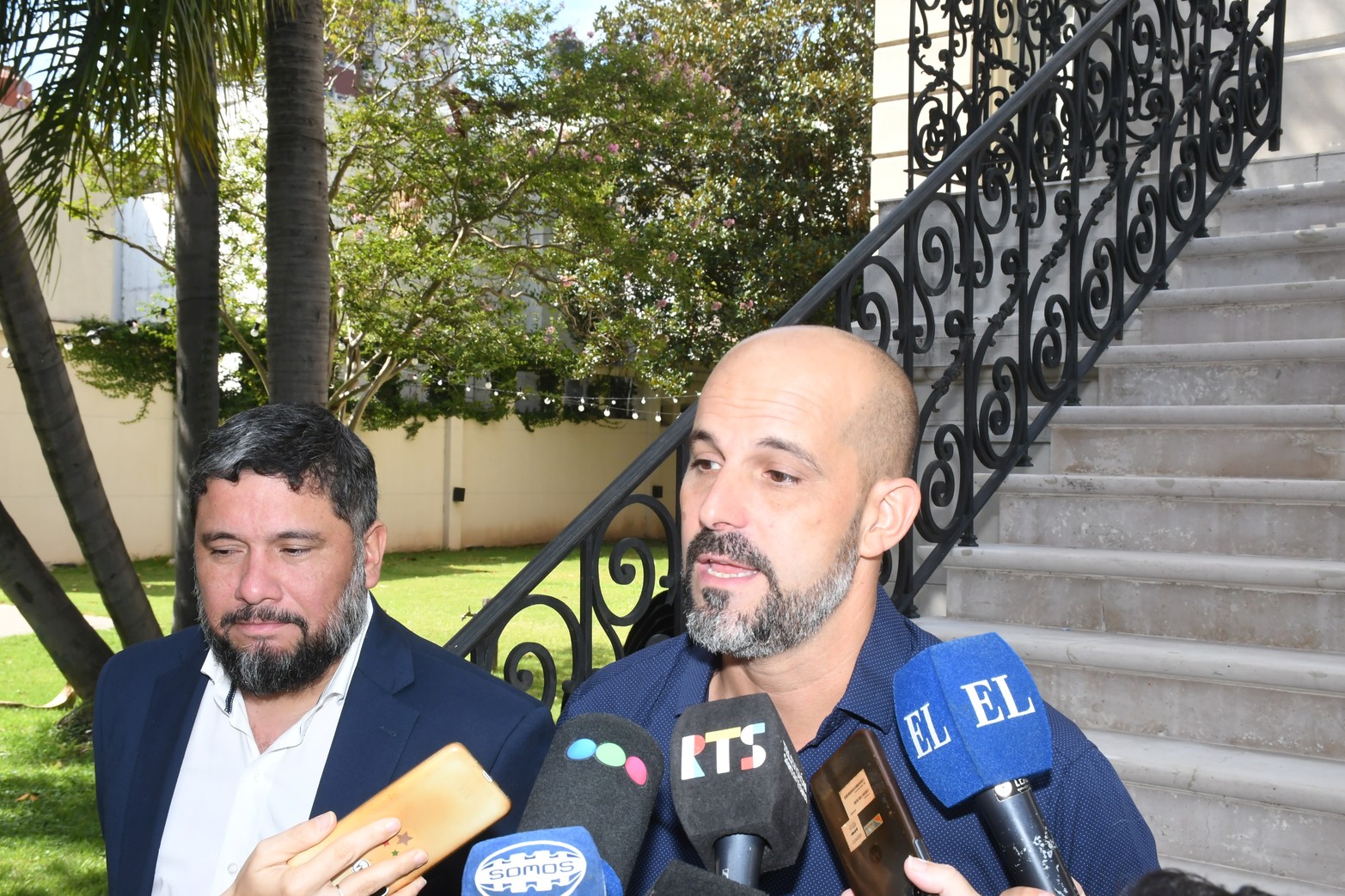 Sergio Duarte director provincial Registro Civil y Paulo Ricci  secretario de desarrollos culturales del gobierno de Santa Fe 