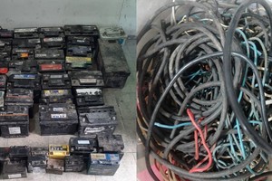 Algunos de los elementos secuestrados.