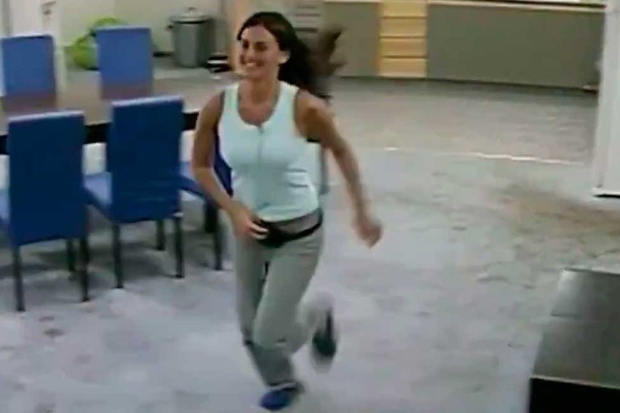 Silvina Luna en el GH 2001, donde se hizo conocida y ganó popularidad. Luego saltaría al mundo del espectáculo.