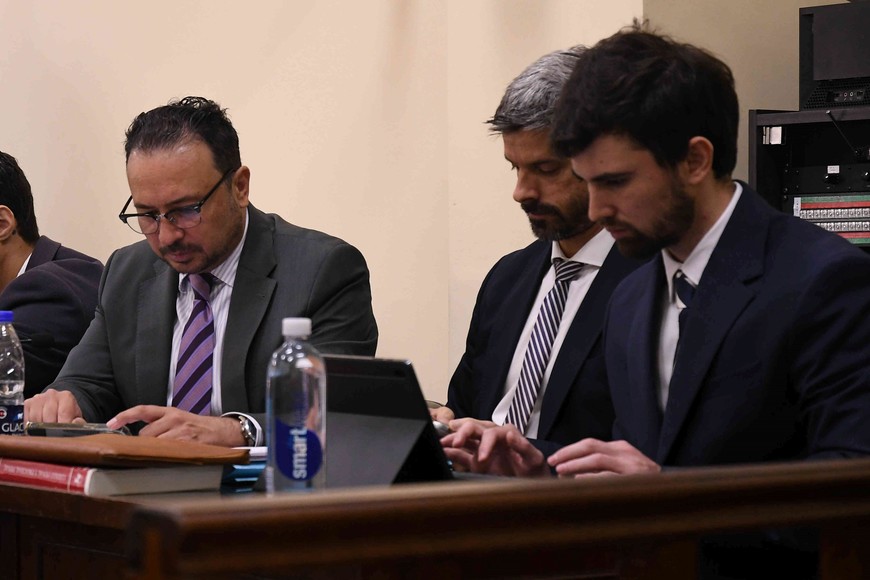 Continua el juicio contra el exgobernador José Alperovich acusado de abuso sexual. Como fiscal de juicio interviene el titular de la Fiscalía General N° 27 ante los TOC, Sandro Abraldes. Foto: Alejandro Santa Cruz / Télam