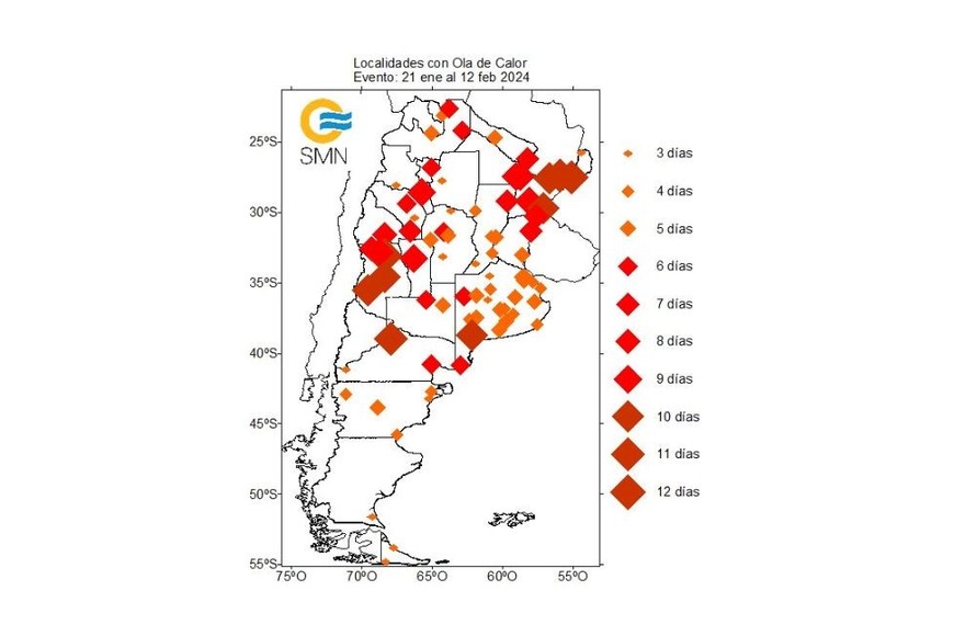 San Martín, Mendoza, soportó la ola de calor durante 12 días seguidos