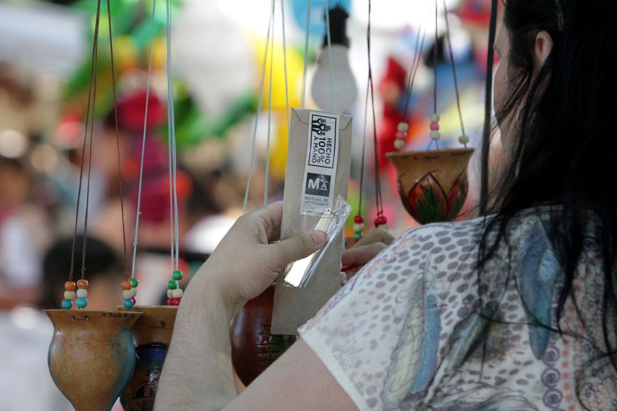 Paseo de artesanos en la ciudad. Créditos: Pablo Aguirre