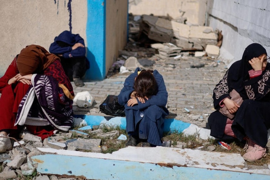 La población palestina refugiada en Rafah empezó a sufrir la escalada de los ataques en dicho lugar.