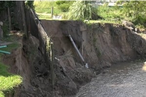 La constante erosión costera en esta área generó un histórico dilema para los residentes