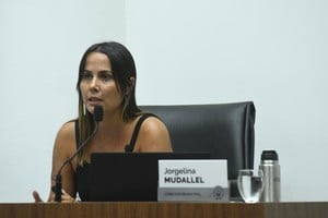 Jorgelina Mudallel, presidenta del bloque Partido Justicialista. Crédito: Mauricio Garín