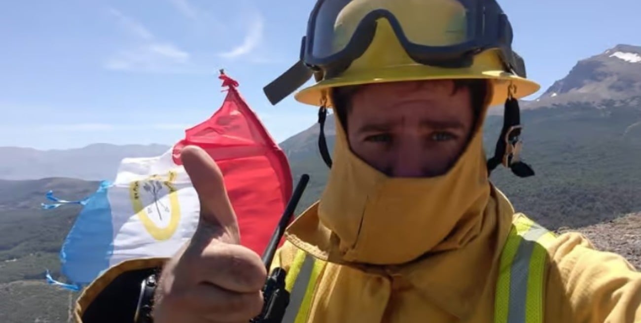 Un bombero venadense tuvo un rol clave en el control de los incendios en Chubut