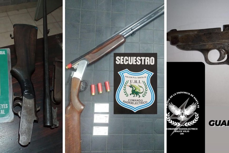 Las armas secuestradas serán sometidas a futuro a proceso de destrucción.