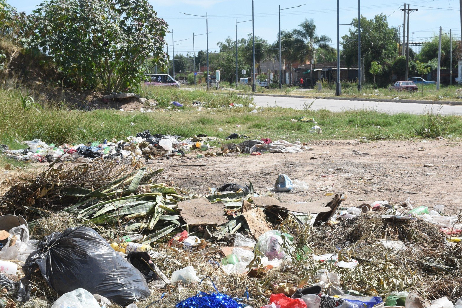Terrenos baldíos y cavas que la gente utiliza para dejar sus desperdicios. 