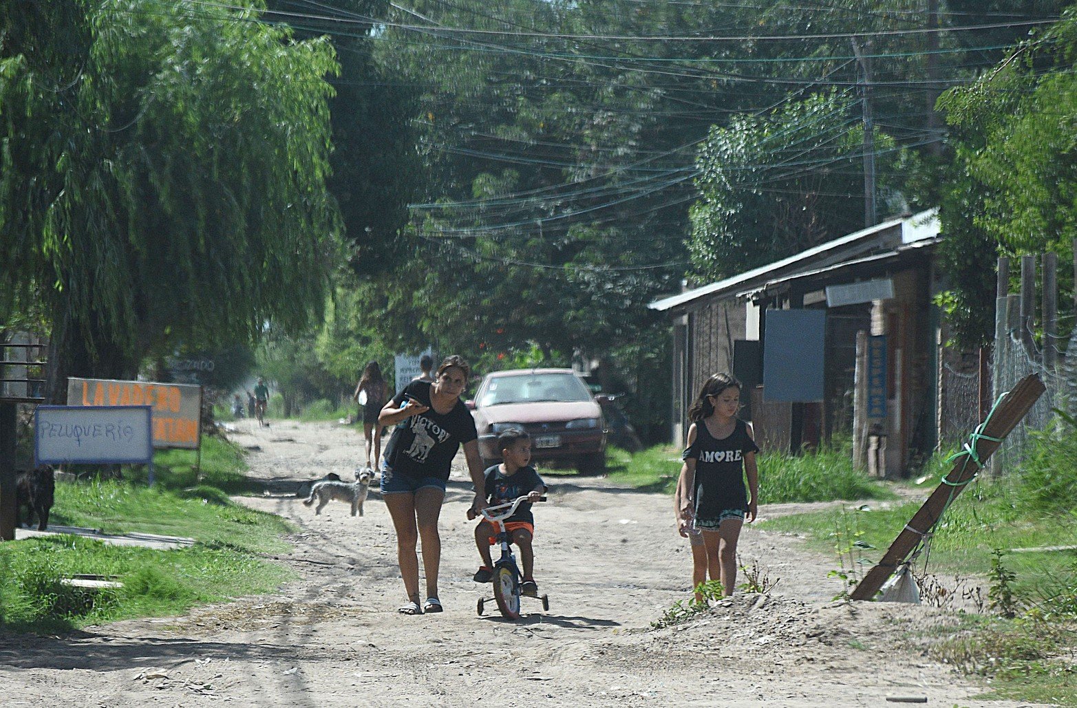 Las calles en mal estado 