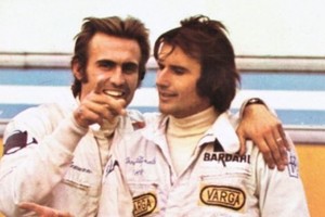 Junto a Carlos Reutemann en 1971. Foto: Revista Automundo