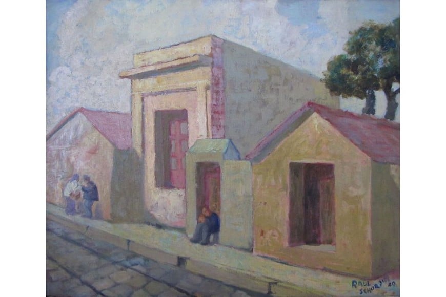 "Casas de la calle Uruguay". Foto: Archivo El Litoral