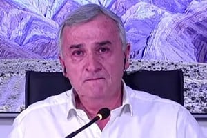 El gobernador de la provincia de Jujuy, Gerardo Morales, rompió en llanto durante una entrevista televisiva