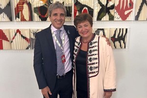 Caputo y Georgieva Se reunieron en San Pablo, en el marco del encuentro económico de los países del G20.