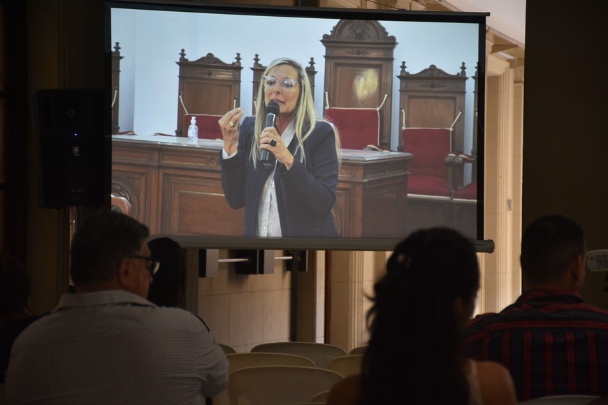 Desde el inicio de su gestión al frente del Sppdp, Balangione postuló que “la Defensa Civil tiene que estar unida con la Penal”. Foto: Mauricio Garín