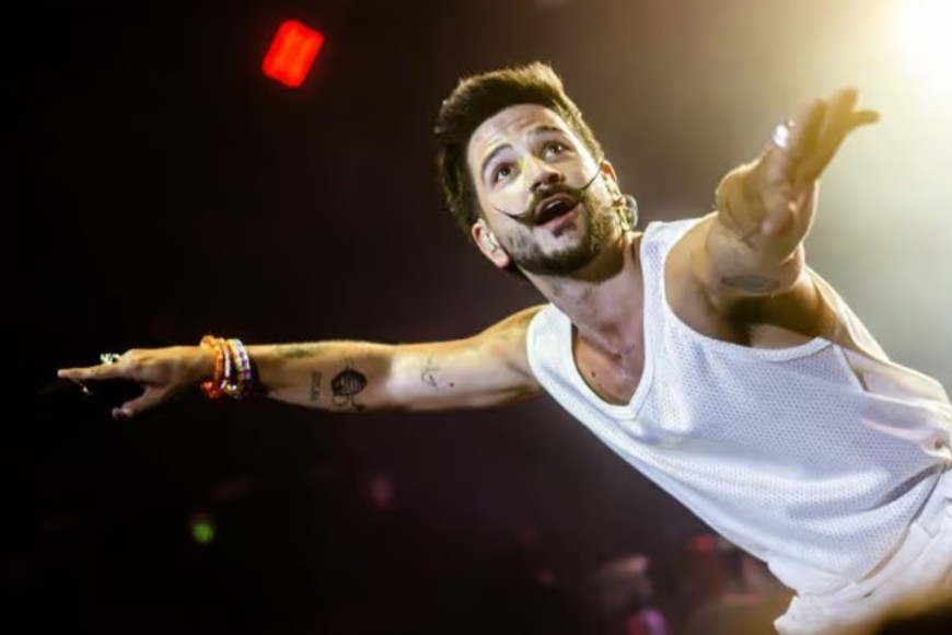 Camilo, otro de los grandes artistas que fue fotografiado por la venadense.