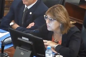 Gladys Salinas en la Cámara de Diputados.