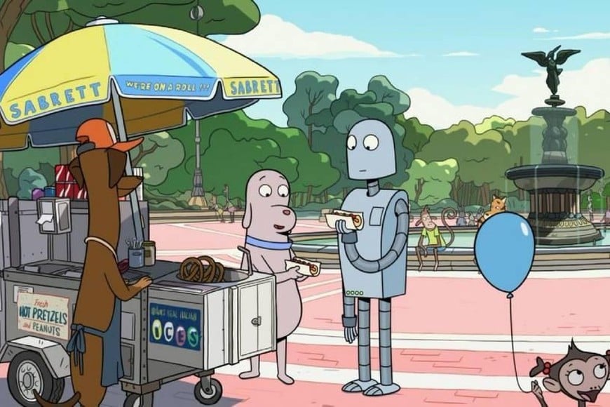 “Mi amigo robot”, un modesto trabajo de animación que competirá por un premio Oscar. Foto: Arcadia Motion Pictures, Noodles Production, Les Films du Worso, RTVE, Movistar Plus+